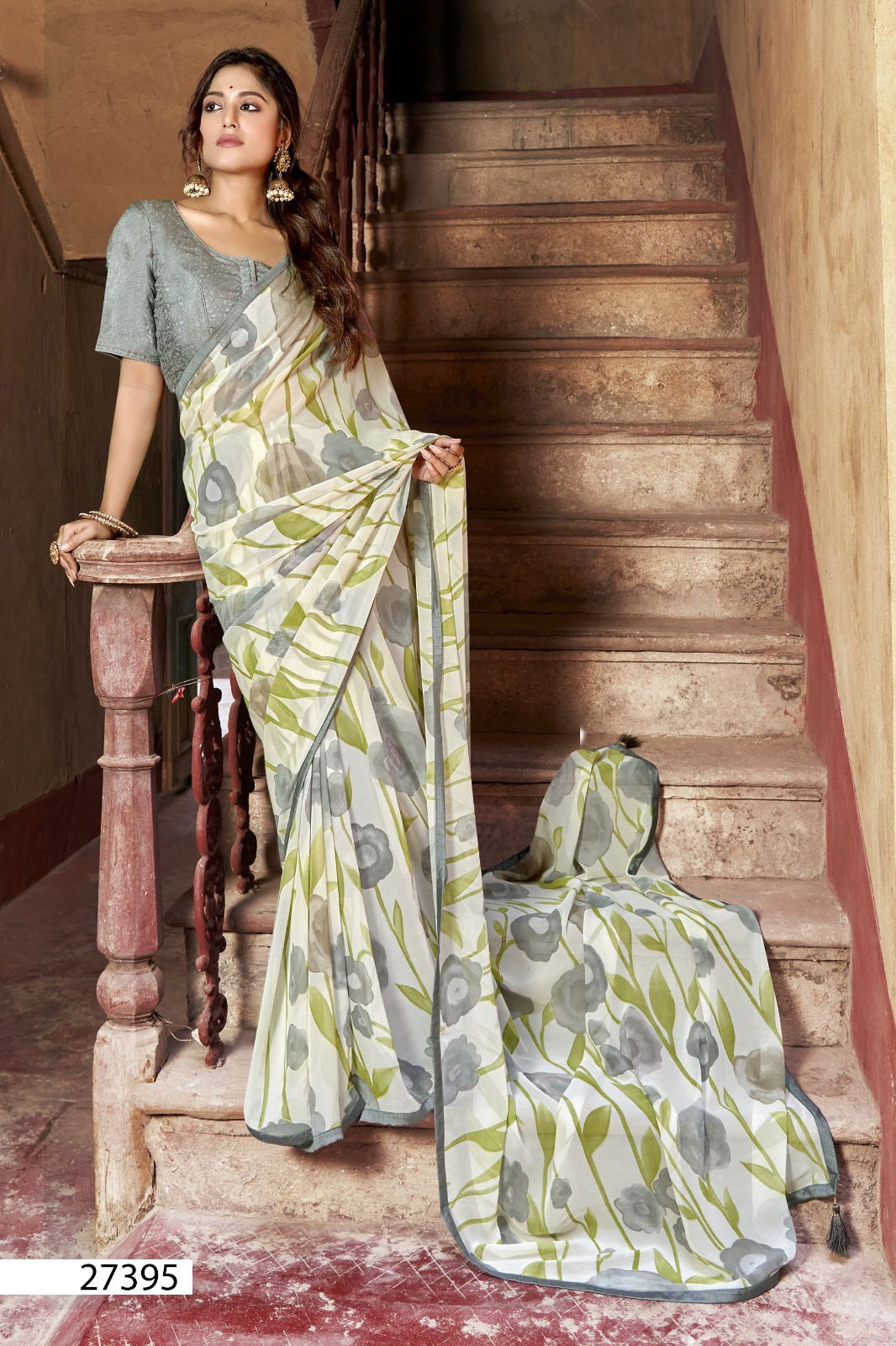 Konark By Vallabhi Printed Georgette Daily Wear Sarees Wholesale Price In Surat